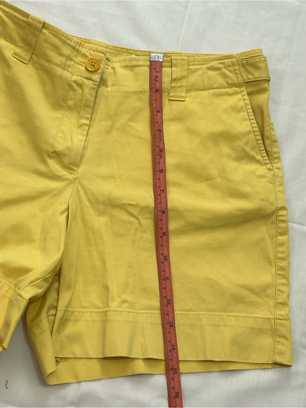 Talbots Shorts Women’s 
Yellow Womens Size 10 - Picture 9 of 11